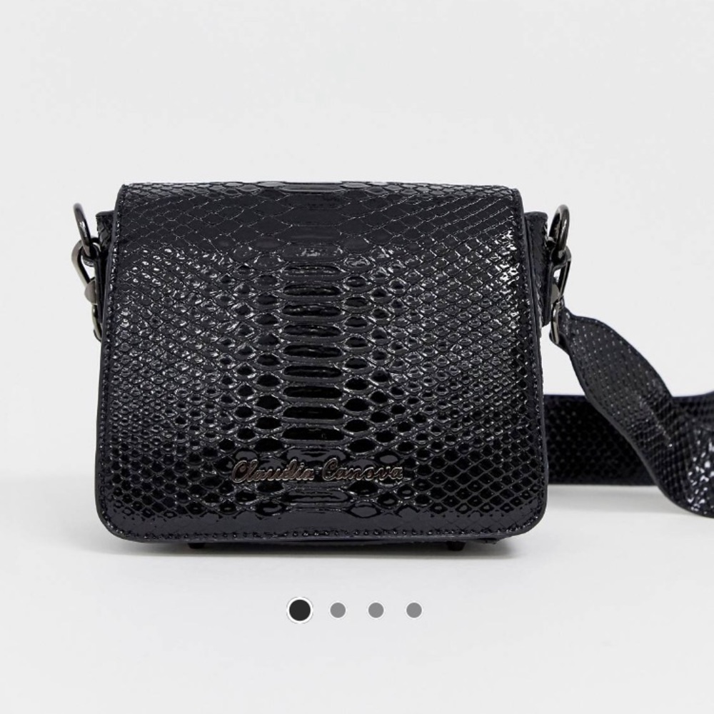 Claudia Canova snake cross body